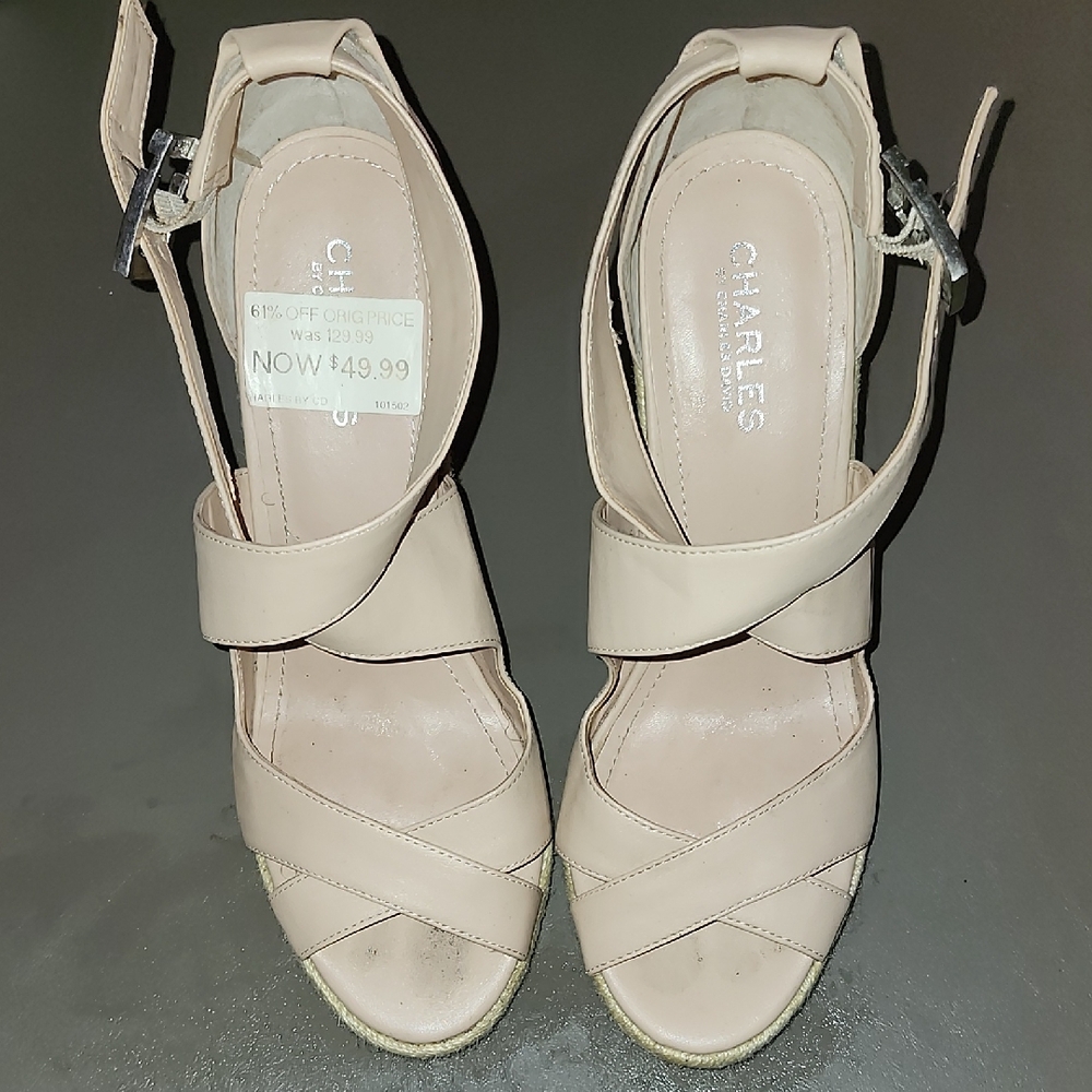 Charlies Nude Strappy Heels